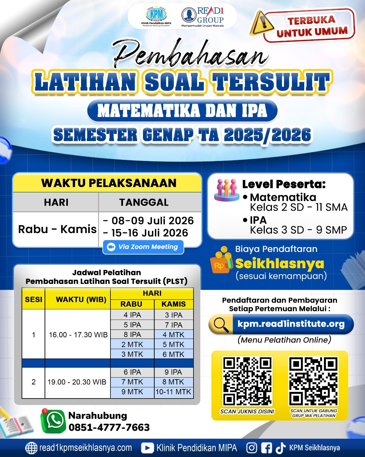Pembahasan Soal Tersulit Semester Genap TA 2025/2026