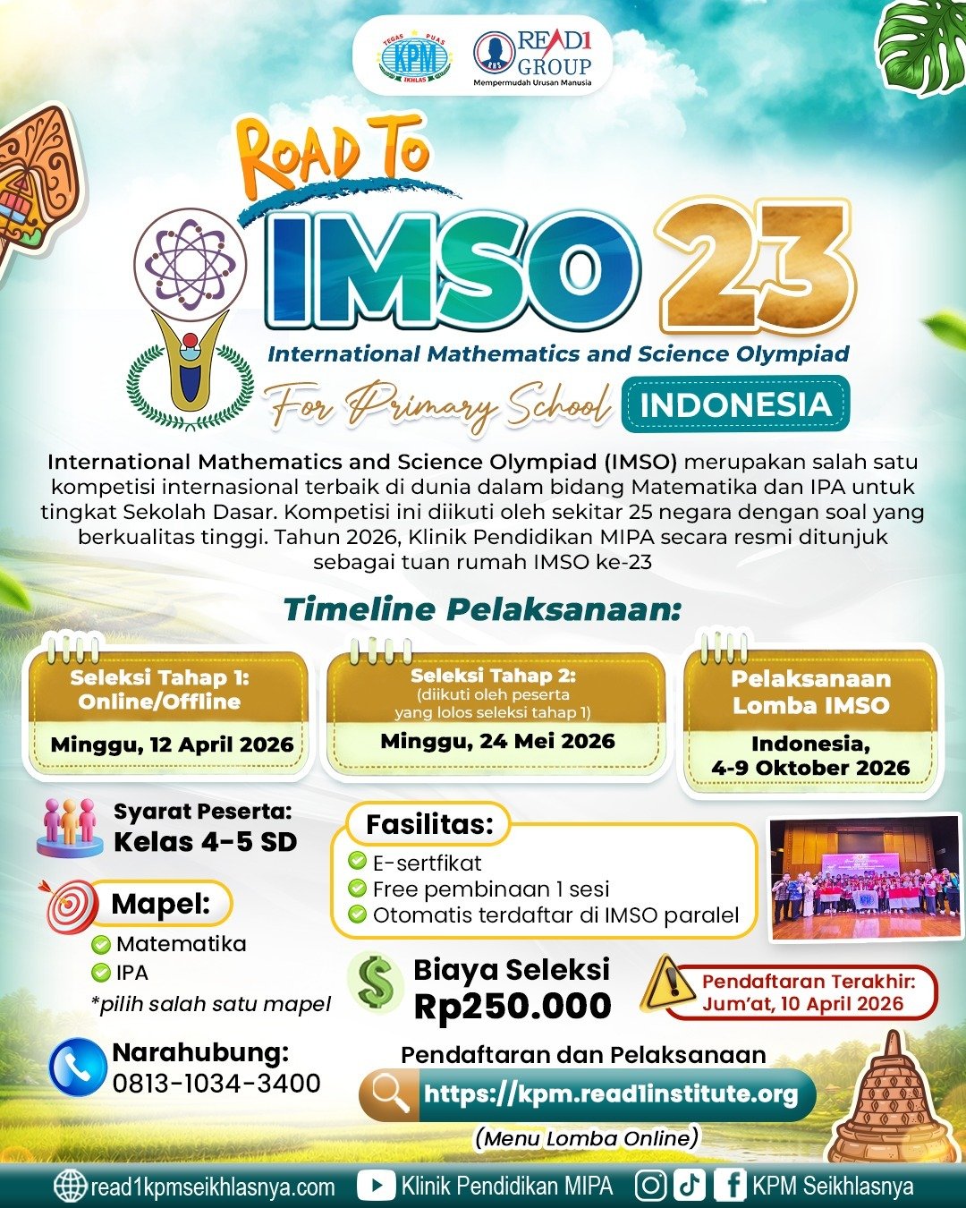 International Mathematics and Science Olympiad (IMSO
