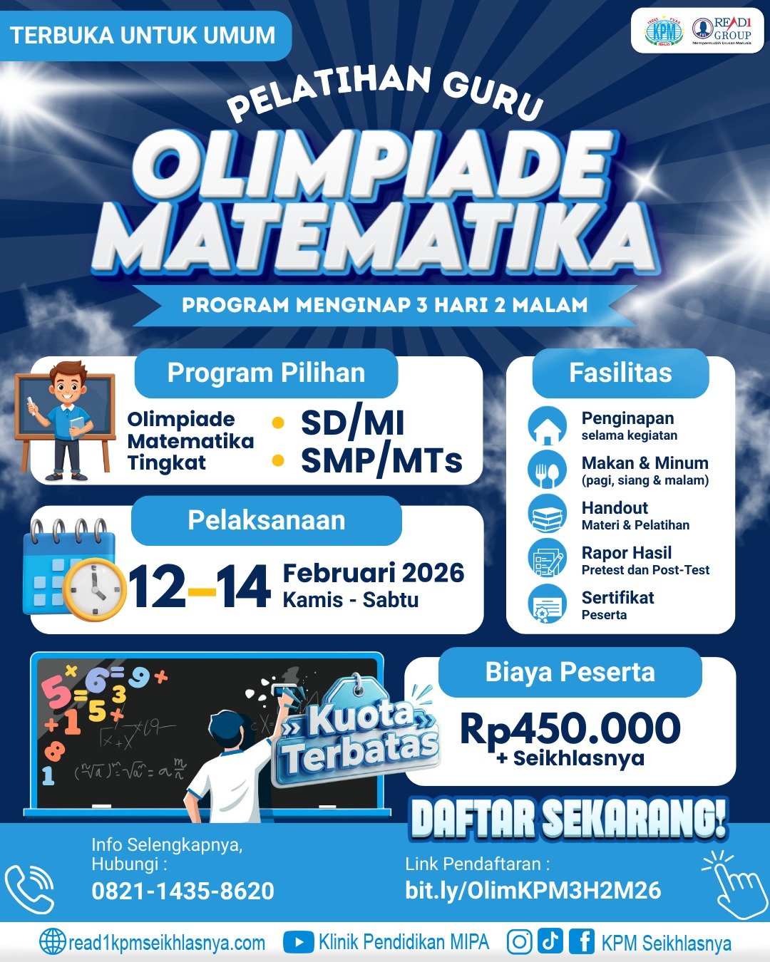 📘 Pelatihan Guru Olimpiade Matematika