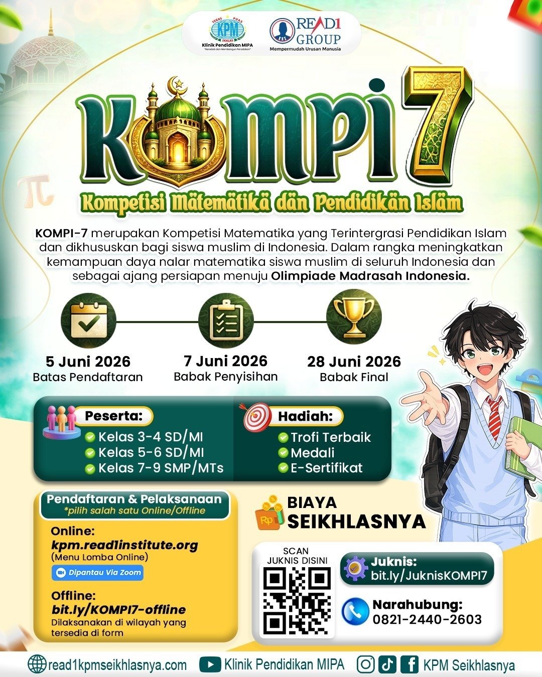 🧮SIAP MENUJU KOMPI KE-7⁉️☪️