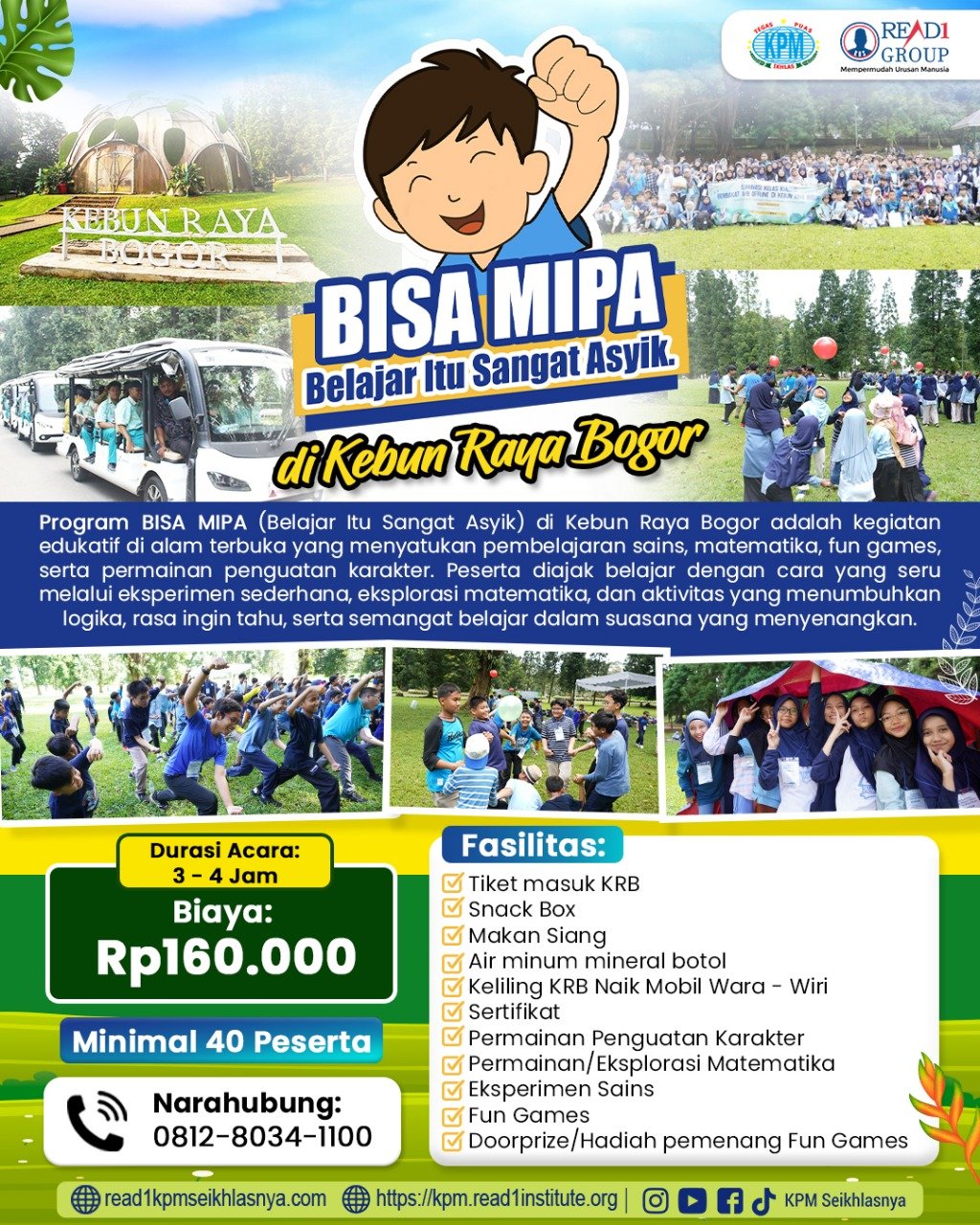 BISA MIPA di Kebun Raya Bogor