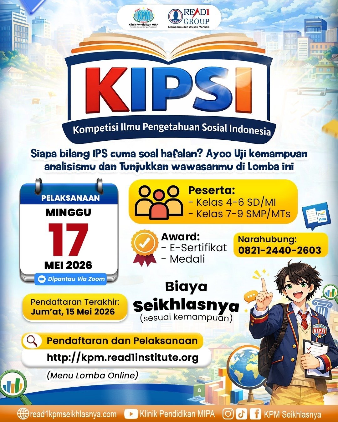 Kompetisi Ilmu Pengetahuan Sosial Indonesia (KIPSI) 2026