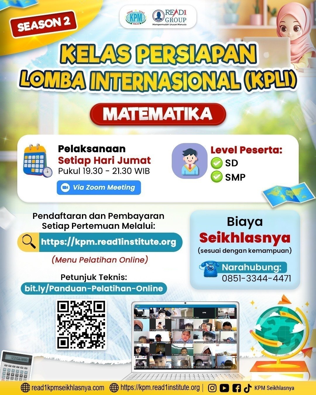 Kelas Persiapan Lomba Internasional (KPLI)!