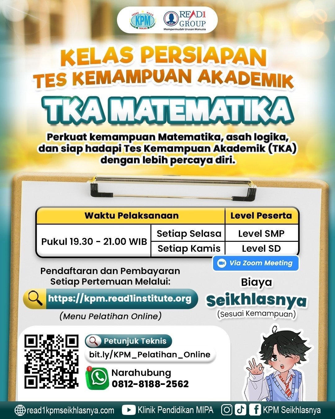 📚 KELAS PERSIAPAN TKA MATEMATIKA 📚