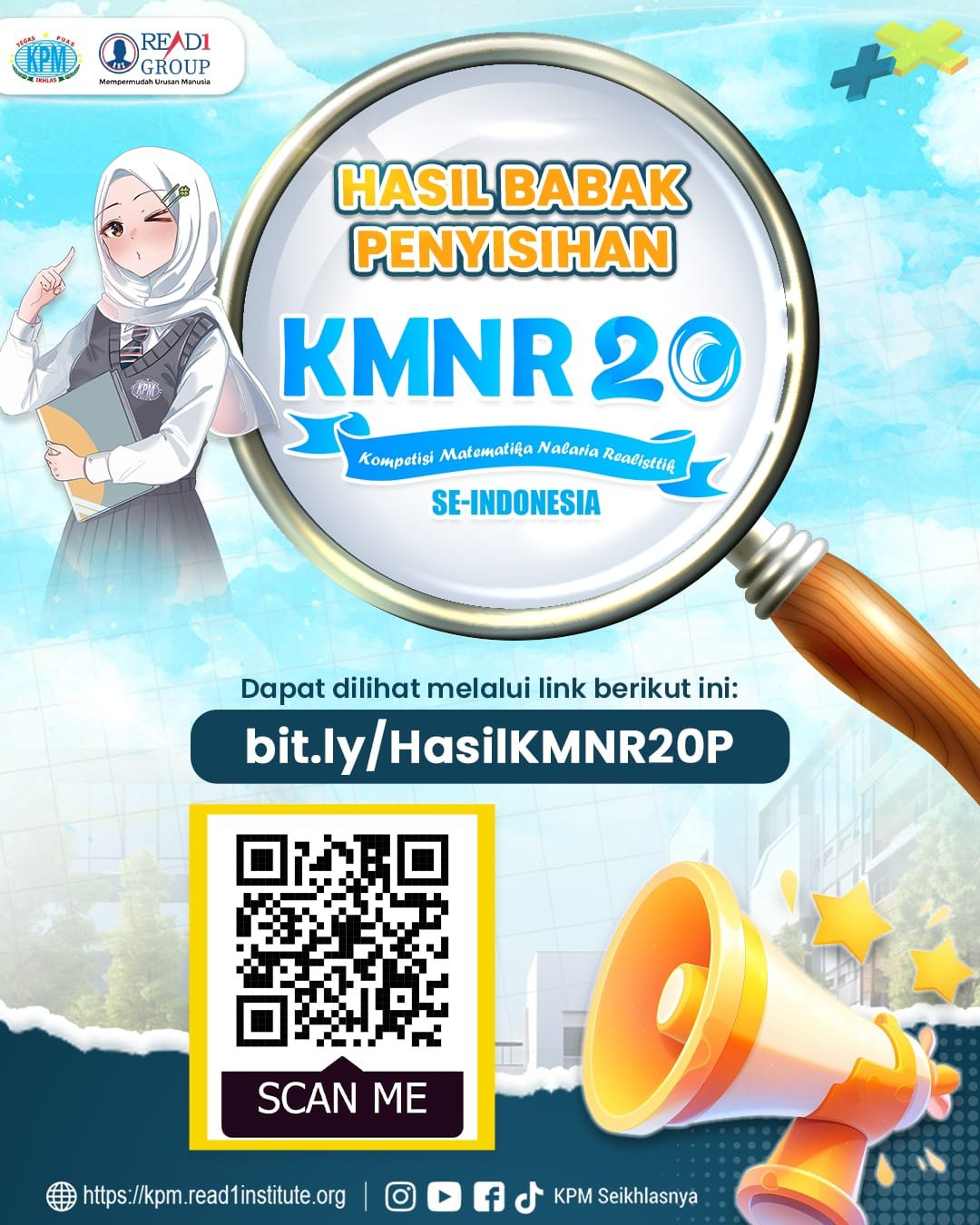 Hasil Babak Penyisihan KMNR-20