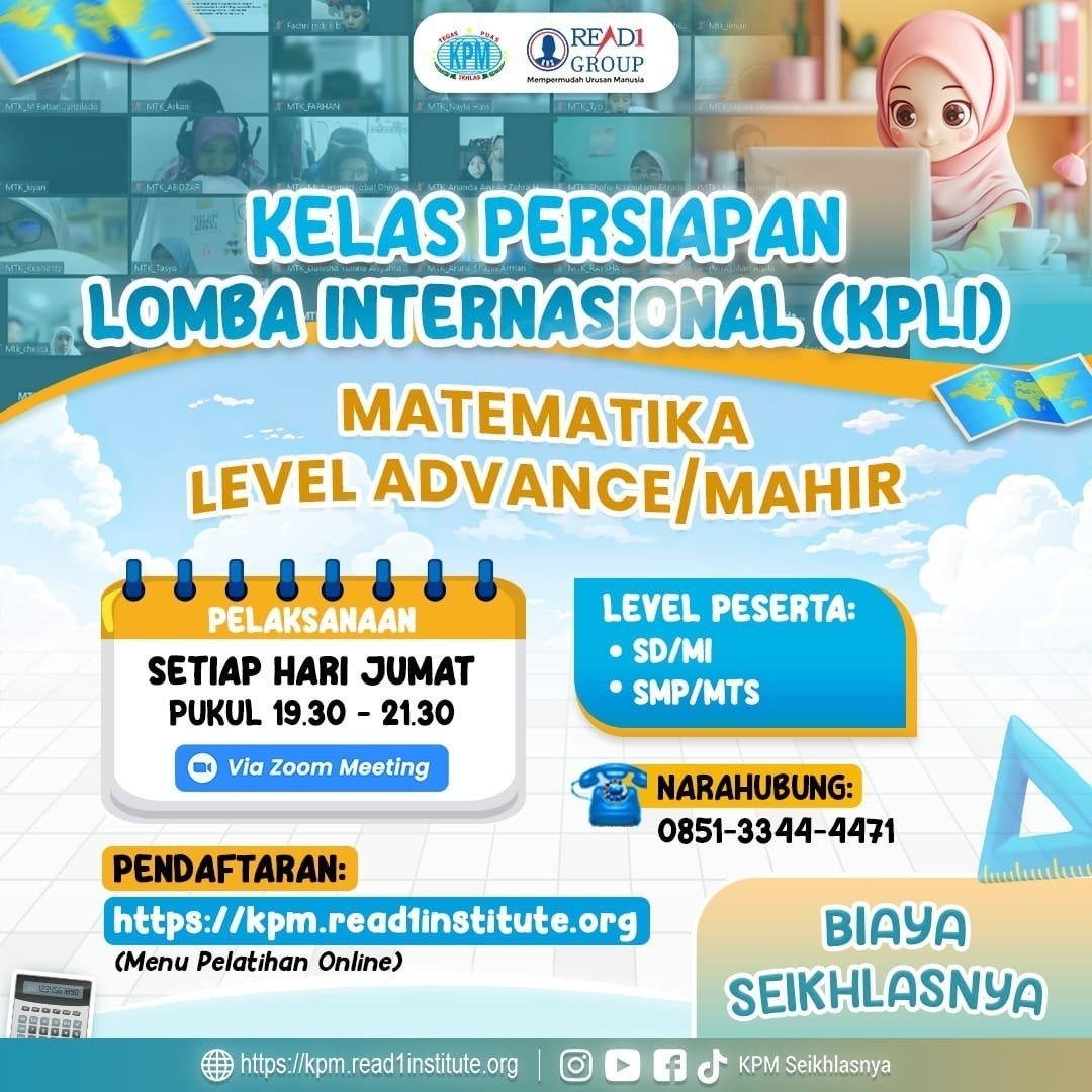 KELAS PERSIAPAN LOMBA INTERNASIONAL